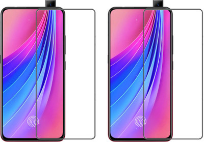 HOBBYTRONICS Tempered Glass Guard for Mi K20, Mi K20 Pro, Vivo V15 Pro, Oppo Reno(Pack of 2)