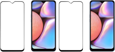 HOBBYTRONICS Edge To Edge Tempered Glass for Samsung Galaxy A10, Samsung Galaxy M10(Pack of 2)