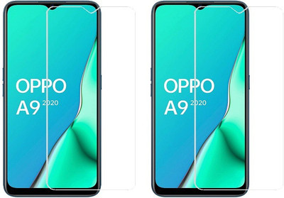 HOBBYTRONICS Tempered Glass Guard for Oppo A9, Oppo A5, Oppo A8, Oppo A11, Oppo A31(Pack of 2)