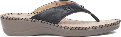 Scholl Women Slippers(Black , 5)