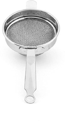 DUBE Stainless Steel Tea Strainer Chalni Double Mesh Last Long Tea Strainer(Pack of 1)