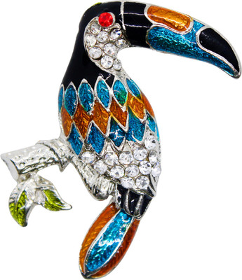 FURE Tropical Toucan Brooch(Multicolor)