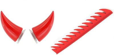 acube mart Helmet Mohawk for Bike(Red)