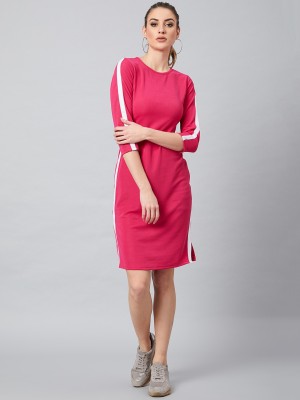 ATHENA Women Sheath Pink Dress