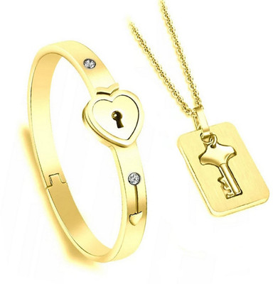 Jewelgenics Stainless Steel Jewel Set(Gold)