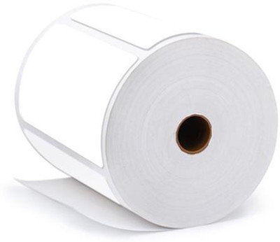 youtech 100MMX50MM (3.94inch X1.97inch) Barcode Label Thermal Paper Label Stickers (White) 1ROLL 1000 LABELS set of 1 Roll thermal Paper Label(White)