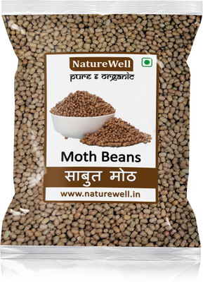 Naturewell Organic Brown Mot Matki (Whole)(1 kg)