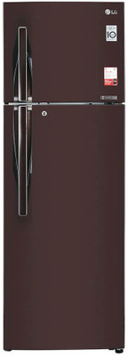 LG 360 L Frost Free Double Door 3 Star (2020) Convertible Refrigerator(Russet Sheen, GL-T402JRS3)