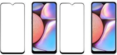 HOBBYTRONICS Edge To Edge Tempered Glass for Samsung Galaxy A10S(Pack of 2)