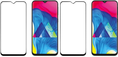 HOBBYTRONICS Edge To Edge Tempered Glass for Samsung Galaxy M10, Samsung Galaxy A10(Pack of 2)