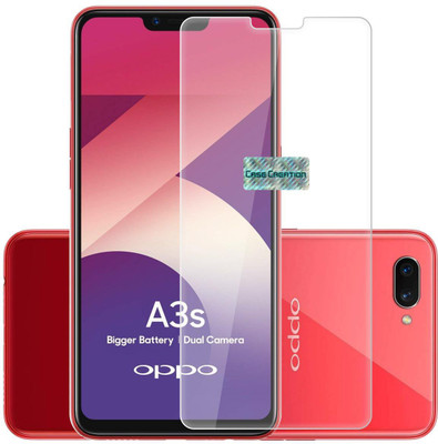 CASE CREATION Nano Glass for Oppo A3s(Pack of 1)