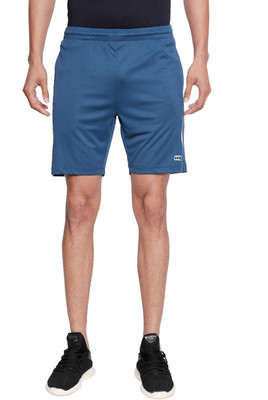 Ajile By Pantaloons Solid Men Blue Basic Shorts