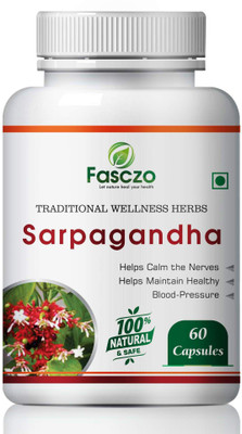 Fasczo Sarpagandha Tablet Useful For Bp Muscles Bones & Nervous System(60 Capsules)