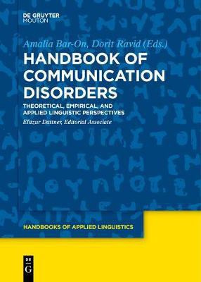 Handbook of Communication Disorders(English, Paperback, unknown)