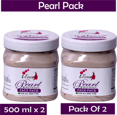 I TOUCH HERBAL WHITENING FACE PACK 500 ML X 2 (PACK OF 2)(1000 ml)