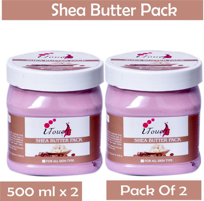 I TOUCH HERBAL SHEA BUTTER FACE PACK 500 ML X 2 (PACK OF 2)(1000 ml)