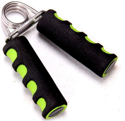 WISHOPPER Double Color Foam Wrist Muscle Develop Finger Exercise Hand Gripper Hand Grip/Fitness Grip(Green)