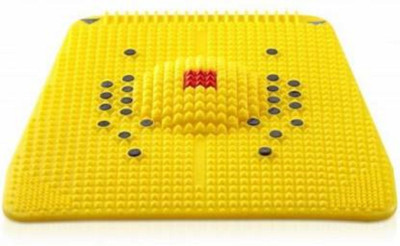 kb marty 72-ACPT-72 BLOOD CIRCULATION MAT WITH PYRAMID Massager (Multicolor) Massager(Yellow)