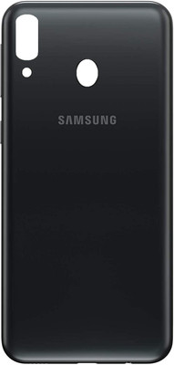 Sandreezz Samsung Galaxy M20 (with Proper Logo) Back Panel(Charcoal Black)