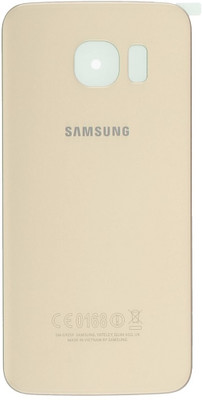 Sandreezz Samsung Galaxy S6 Edge (with Proper Logo) Back Panel(Gold Platinum)