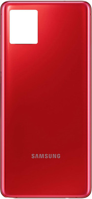 Sandreezz Samsung Galaxy Note 10 Lite (with Proper Logo) Back Panel(Aura Red)