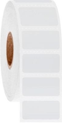 youlogic 75MMX25MM (2.95inch X0.98inch) Barcode Label Cromo Paper Label Stickers (White) 1ROLL 2000 LABELS set of 1 Roll Cromo paper Paper Label(White)