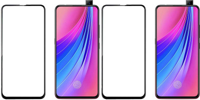 HOBBYTRONICS Edge To Edge Tempered Glass for Vivo V15 Pro, Mi K20 Pro, Mi K20(Pack of 2)