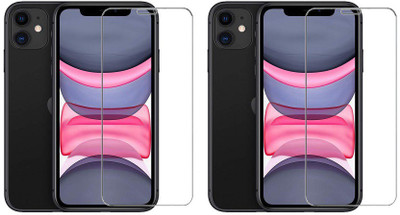 HOBBYTRONICS Tempered Glass Guard for Apple iPhone 11, Apple iPhone XR(Pack of 2)