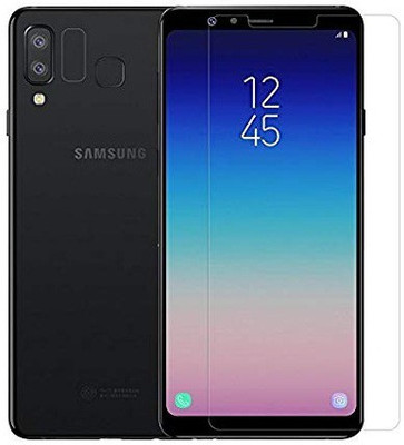 CASE CREATION Tempered Glass Guard for Samsung Galaxy A8 Plus(Pack of 1)