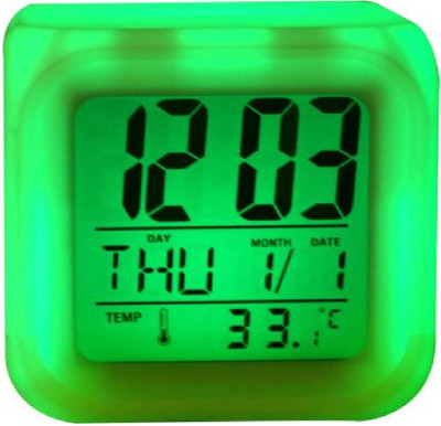 CRIYALE Digital Multicolor Clock