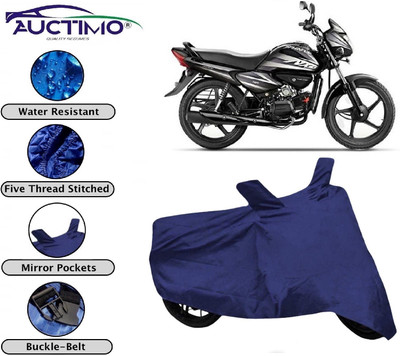 AUCTIMO Two Wheeler Cover for Hero(Splendor NXG, Blue)