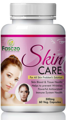 Fasczo Skin Care Herbal Tablets For Wrinkles Fine lines Uneven pigmentation Remover(60 Capsules)