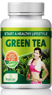 Fasczo Green Tea For Weight Loss & Belly Fat Burner Improves Digestion Formulation(60 Capsules)
