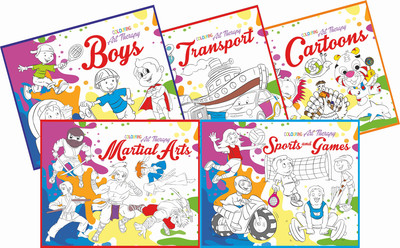 Colouring Art Therapy (Set-5)(English, Paperback, Laxmi Prakashan)