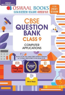 Oswaal CBSE Question Bank Class 9 Computer Applications Book Chapterwise & Topicwise (For 2021 Exam)(English, Paperback, Oswaal Editorial Board)