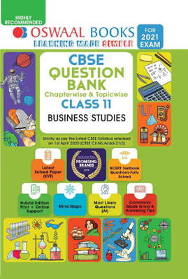 Oswaal Cbse Question Bank Class 11 Business Studies Book Chapterwise & Topicwise Includes Objective Types & MCQ's (for 2021 Exam)(English, Paperback, unknown)