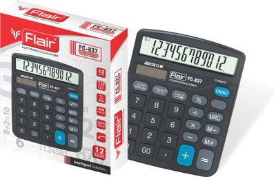 FLAIR 8901765144218 FC-837 Desktop Series Financial  Calculator(12 Digit)