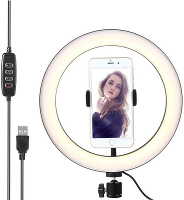 G2L HOT SALE Big LED Selfie Ring Light Smartphone Capture Photo Video Musically Ring Flash(White)