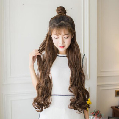 Blushia Beautiful Brownk Wavy 5 Clip In Hair Extension