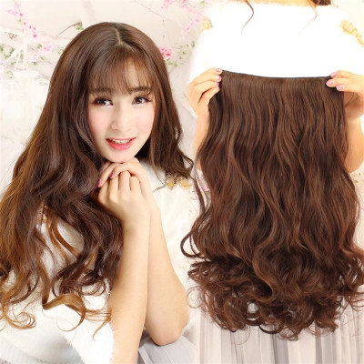 VIVIAN Beautiful Brownk Wavy 5 Clip In Hair Extension