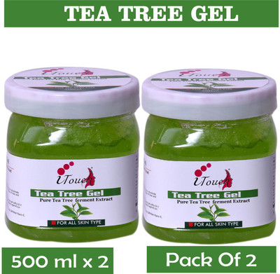 I TOUCH HERBAL TEA TREE GEL 500 ML X 2 (PACK OF 2)(1000 ml)