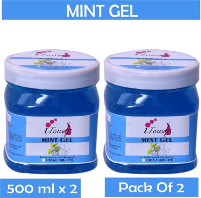 I TOUCH HERBAL MINT GEL 500 ML X 2 (PACK OF 2)(1000 ml)