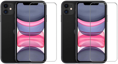 HOBBYTRONICS Tempered Glass Guard for Apple iPhone 11, Apple iPhone XR(Pack of 2)