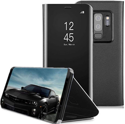 TGK Flip Cover for Samsung Galaxy S9 Plus(Black, Shock Proof)