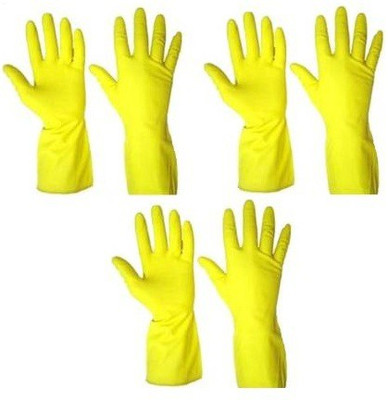 SQE Wet and Dry Disposable Glove Set Wet and Dry Glove Set(Free Size Pack of 3)