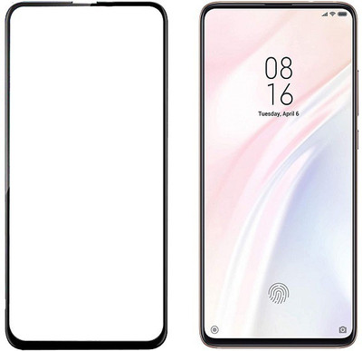 XRENGTH Edge To Edge Tempered Glass for Mi K20 Pro, Redmi 9T Pro(Pack of 1)