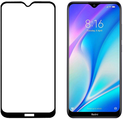 HOBBYTRONICS Edge To Edge Tempered Glass for Redmi 8A Dual(Pack of 1)