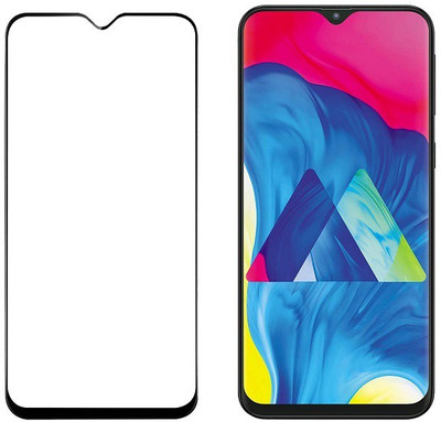 HOBBYTRONICS Edge To Edge Tempered Glass for Samsung Galaxy M10, Samsung Galaxy A10(Pack of 1)