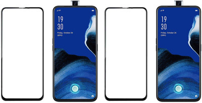 HOBBYTRONICS Edge To Edge Tempered Glass for OPPO Reno 2z(Pack of 2)