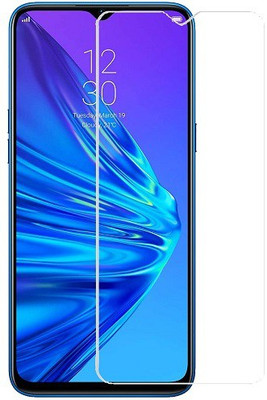 HOBBYTRONICS Tempered Glass Guard for Realme 5(Pack of 1)